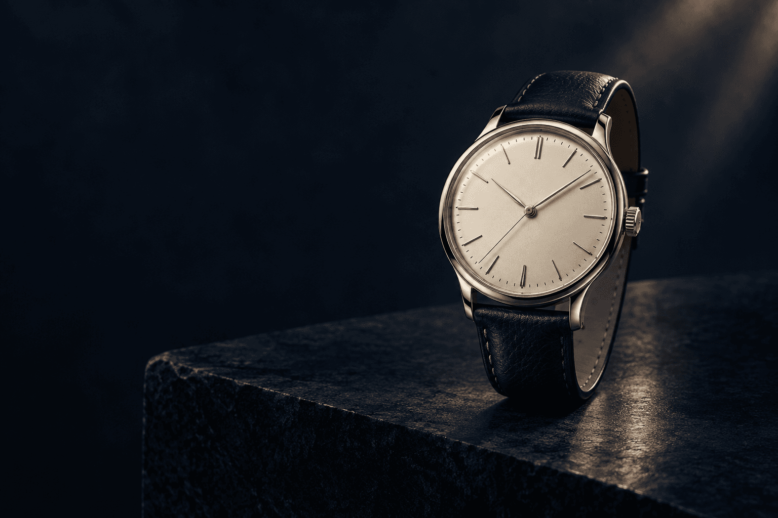 HEURMONT seçkisinde logosuz mekanik dress watch